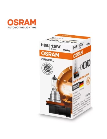 Osram H8 ORIGINAL 35w halogen lampor 12v DC PGJ19-1  1st