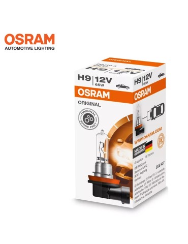Osram H9 ORIGINAL 65w halogen lampor 12v DC   PGJ19-5  1st