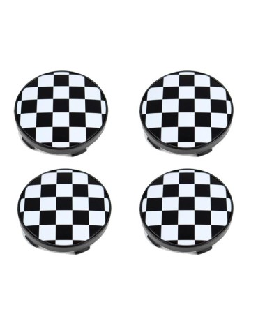 Centrumkåpor till fälgar, 60 mm, passar 57 mm hål, 4-pack