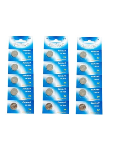 CR1620 15-pack Lithium batterier 3V 