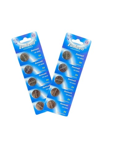 CR2025 10-pack Litium batterier 3V