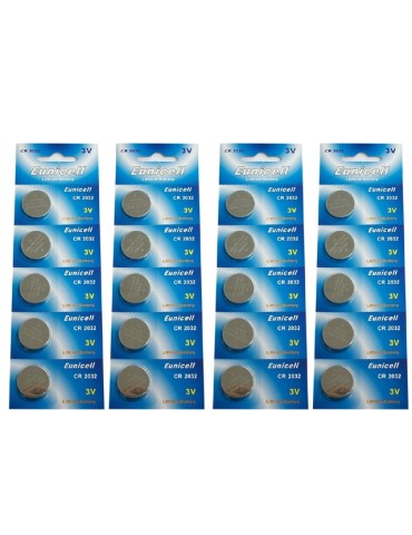 CR2032 20-pack Litium batterier 3V