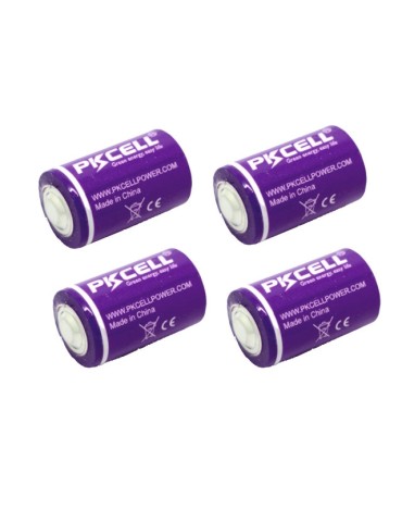 ER14250 4-pack Litiumbatteri 3,6V ER-14250 1/2AA AA02