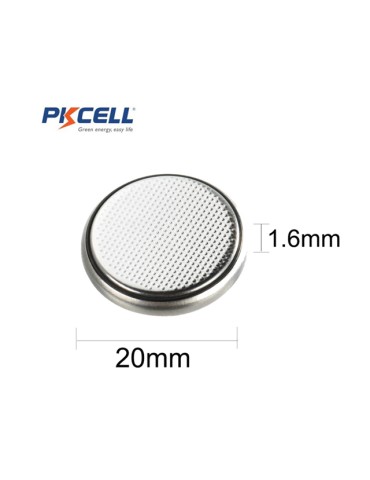 CR2016 5-pack Litiumbatterier 3V PKCell 