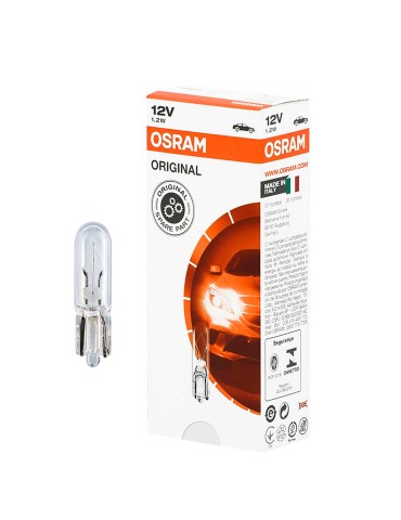 OSRAM T5 w2x4.6d  1,2w 10-pack Original lampor Instrumentlampor mm