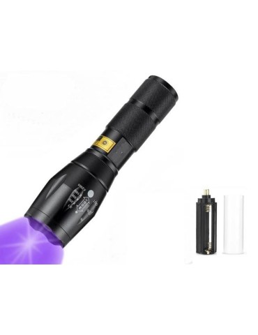 Led UV 365nm ficklampa 10W T6  led + Zoom .