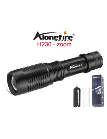 Led ficklampa 1x XM-L T6 led 1000 Lumen Zoom