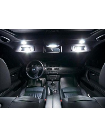 42st olika LED T10 w5w C5W Ba15s Vita ca 6000k