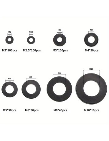 Nylontätningar packningar sortiment 500st
