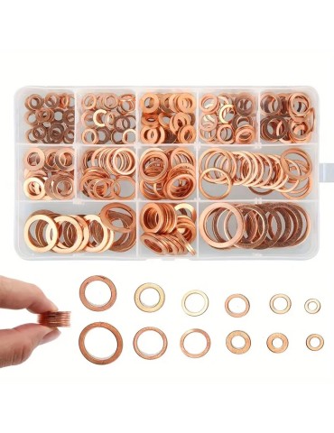 Kopparpackningar sortiment 100st