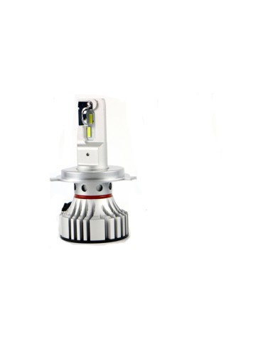 H4 led 3600 lumen F2 36w halvljus / helljus 6000k 1-pack 