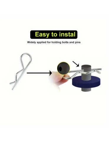 Låssprintar R-sprintar Fästsprintar Fjädersprintar tot. 30st 6 olika