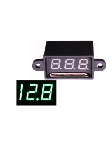 Voltmätare mini vattentät 3,5-30v DC Digital bil husvagn husbil
