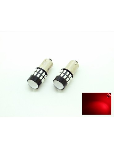ba9s canbus röd led 2-pack t4w 150 lumen 12v - 24v