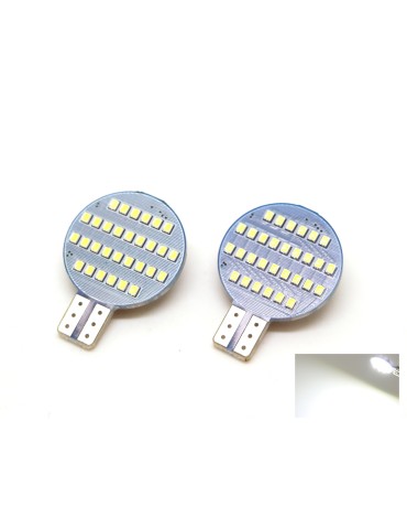T10 w5w 6000k LED-lampor, Canbus med 30 st 1818SMD chip, 2-pack.