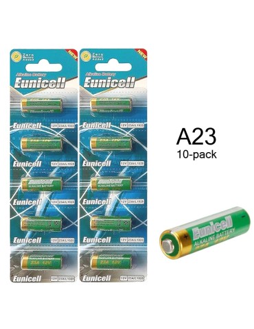 A23 10-pack Alkaliska batterier 12v batteri 23A MN21 VR22