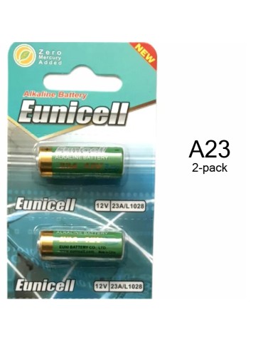 A23 2-pack Alkaliska batterier 12v batteri 23A MN21 VR22