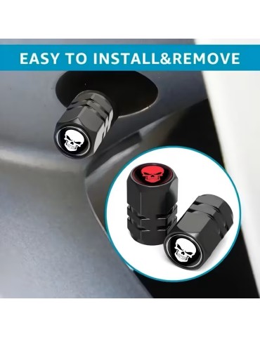 Ventilhattar Skull 4st 