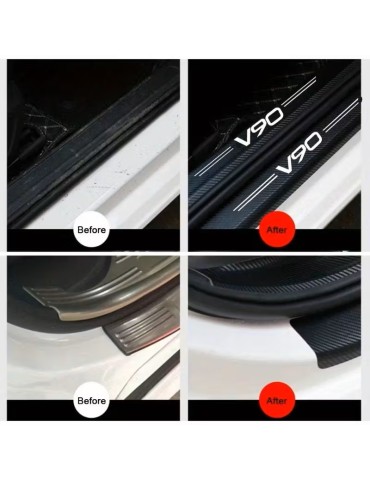 Tröskelmärken till V90  Volvo 4-pack Karbon