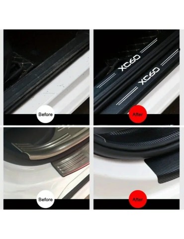 Tröskelmärken + bakre kofångare till XC60  Volvo 4-pack