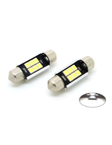 24 volt C5W 39mm  Led 6000K 2-pack 24v 