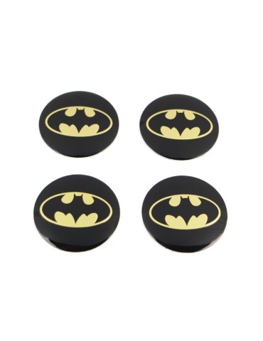 Batman hjulnav emblem till fälgar o centrumkåpor 4-pack styling