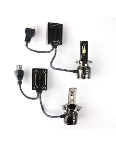 H4 65w 3500-5200  lumen D5 Canbus led kit  6000k 2-pack