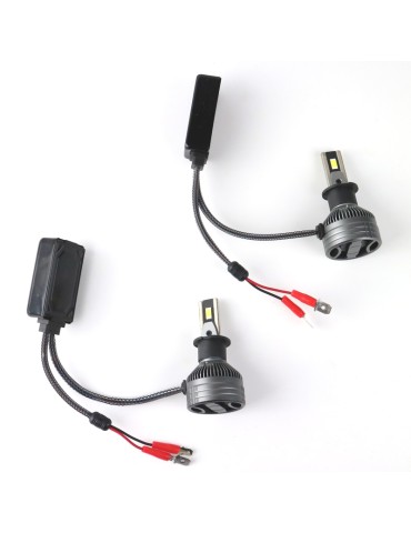 H3 70 W 6500+ lumen D1 Canbus LED-kit 6000K 2-pack