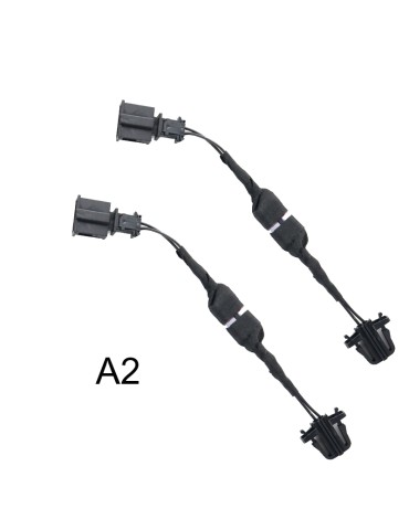 motstånd A2 skyltbelysning canbus 4W för Audi VW Skoda 2-pack .