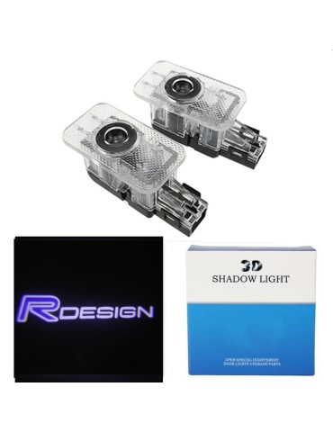 Volvo Led Laserlogga R Design V40 S60 V60 V70n XC60 XC70 XC90 V90 S90 