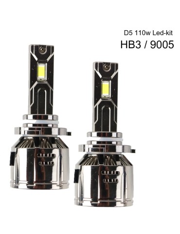 Hb3 110w 7000 lumen D5 Canbus led kit  6000k 2-pack Helljus 9005