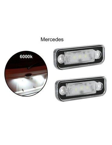 Mercedes w203 w211 C219 R171 Tesla Led skyltbelysning styling 