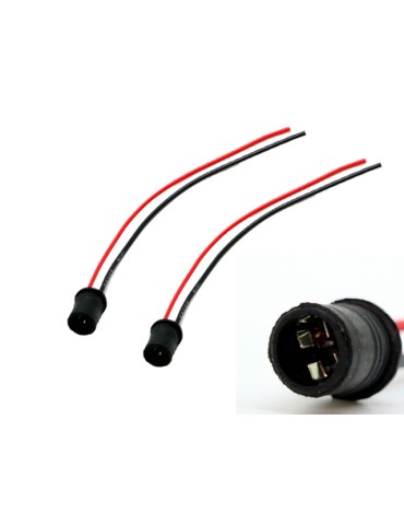 T10 w5w led / halogen kontakter / sockel fattning 2-pack mjuka