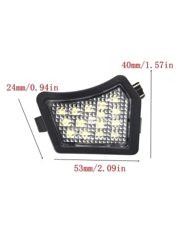 Volvo led Backspegel lampa C30 S40 S60 S80 V40 V50 V60 V70 XC70 XC90