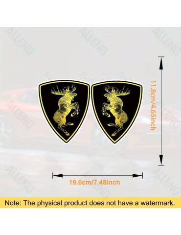 Limmärken Älgar 2-pack  