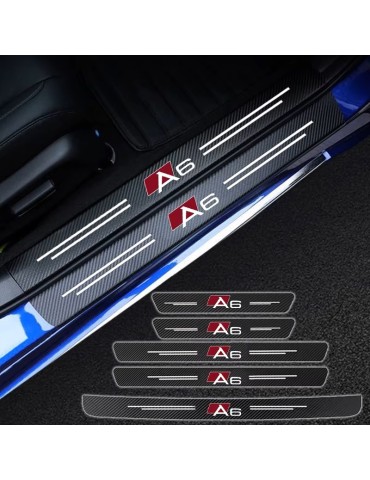 Audi A6 tröskelmärken + bakre kofångare   5-pack .