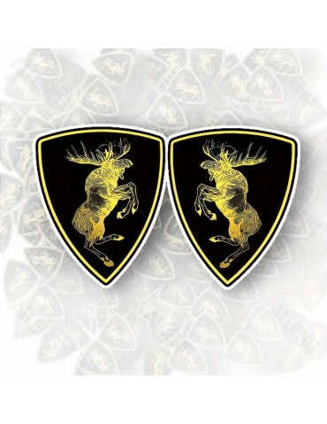 Limmärken Älgar 2-pack  