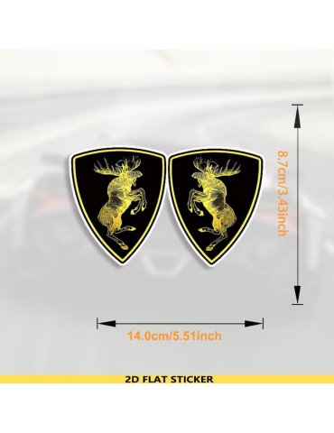 Limmärken Älgar 2-pack  