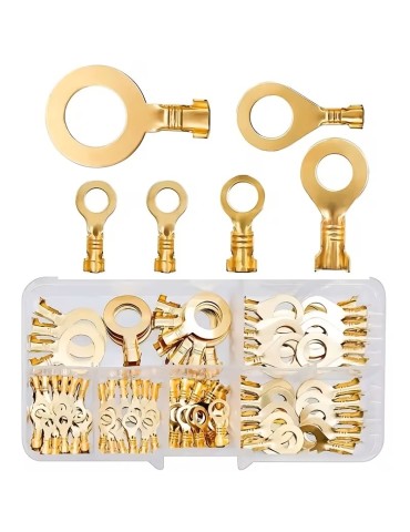 Ringkabelsko sortiment 150 st i olika storlekar