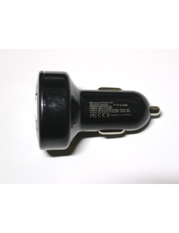 Snabbladdare 12-24v PD + Type C + QC3.0 + usb 2,4A DC bil båt husbil husvagn