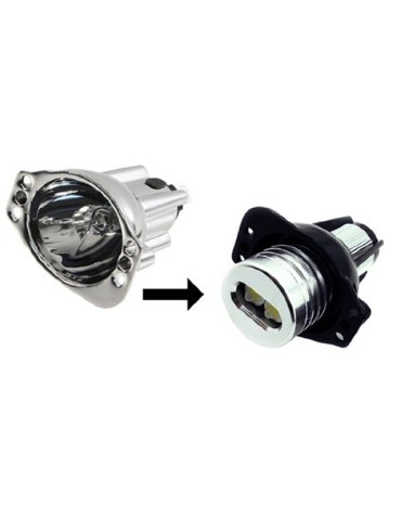 Angel Eyes LED-lygter til BMW E90 E91 med original Xenon