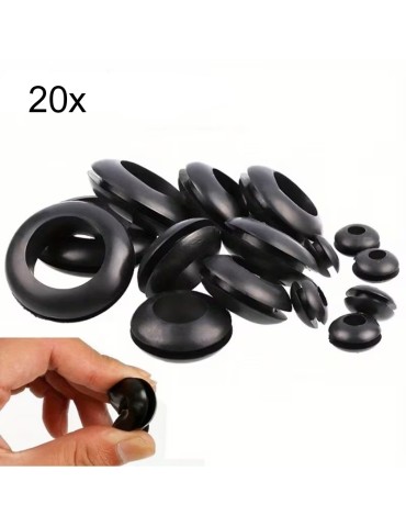 Sats med gummigenomföring 20st 8mm 10mm 12mm 14mm