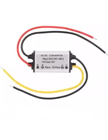 Volt konverter 24V DC blir 12V DC 3A (15-36V till 12V) 1st