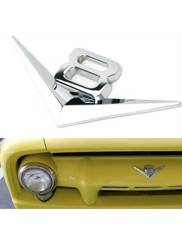 Emblem V8 krom 10,5 x 4cm 1st