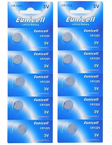 CR1225 10-pack Lithium batterier 3V