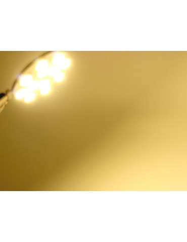 G4 2,5 W 12 V DC + AC LED-lampa, 3000K, varmvit, G-4, 2-pack