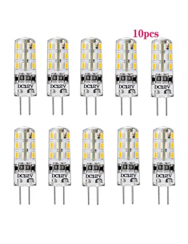 G4 1,5w 3000k 10-pack 12v DC Led lampa G-4 140lm
