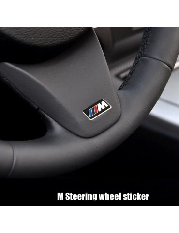 Bmw M 7x16mm märken små emblem styling M3 M5 M6 styling 5-pack