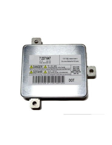 Xenon ballast 35W D1s D2s ersätter BMW W003T20071 63117237647 styrenhet
