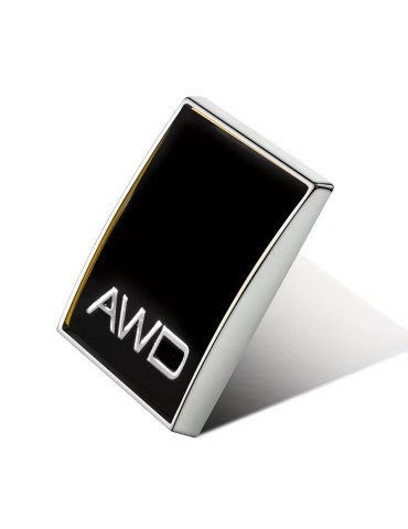 Emblem AWD svart/silver 2,2 x 2,7 cm, 1-pack till Volvo